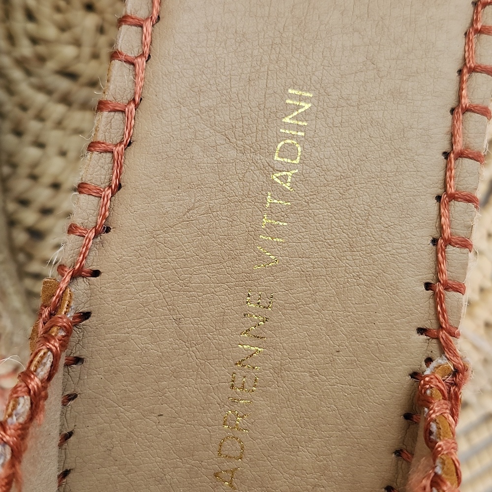 NWOT ADRIENNE VITTADINI "CHARMING" ESPADRILLE WEDGE SANDALS - Picture 7 of 12